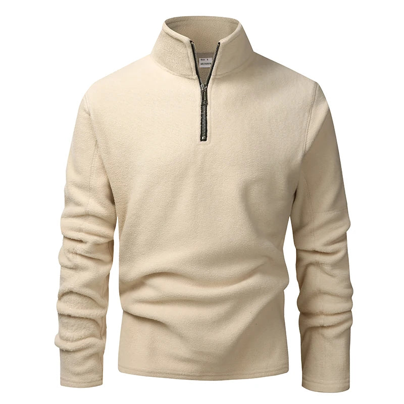 Men's Quarter Zip Fleece Pullover Sweatshirt (Copy)