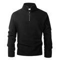 Men's Quarter Zip Fleece Pullover Sweatshirt