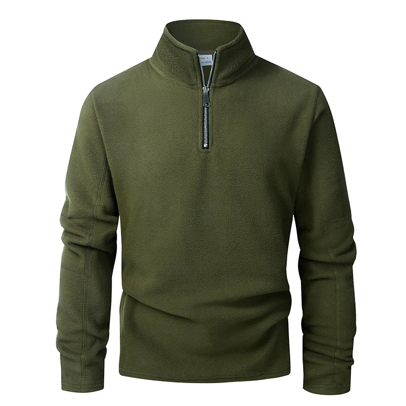 Men's Quarter Zip Fleece Pullover Sweatshirt (Copy)