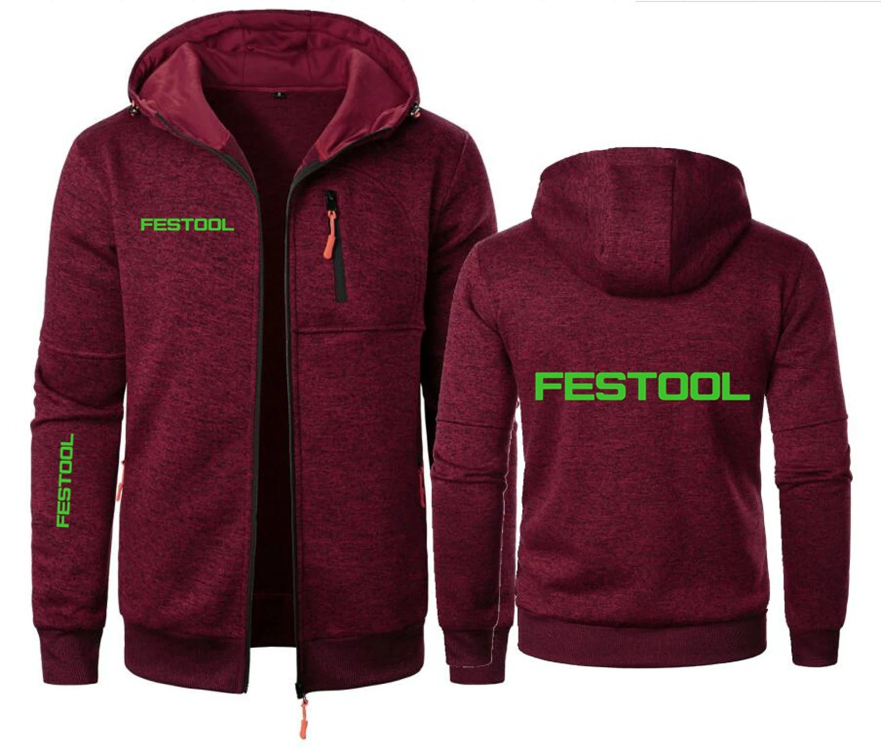 Festool Tools Brand Men's Hoodies Sweatshirts Jacquard Hoodie Fleece Men Hooded Sweatshirt For Male Hoody Man Sweatshirt