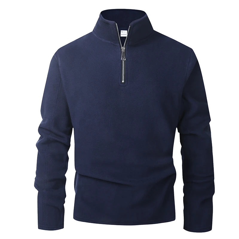 Men's Quarter Zip Fleece Pullover Sweatshirt (Copy)