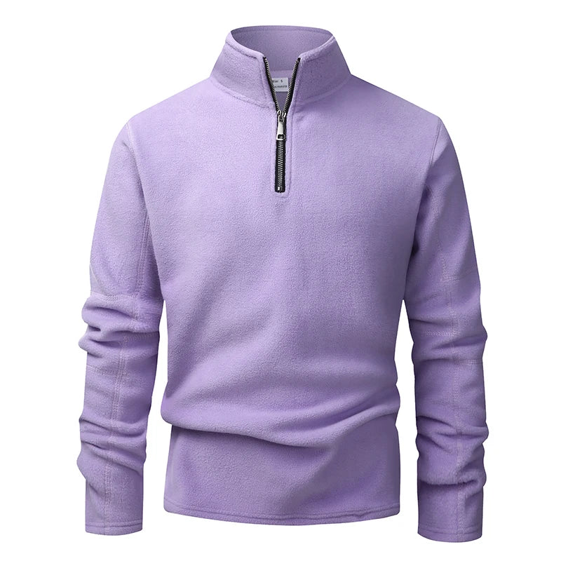 Men's Quarter Zip Fleece Pullover Sweatshirt (Copy)