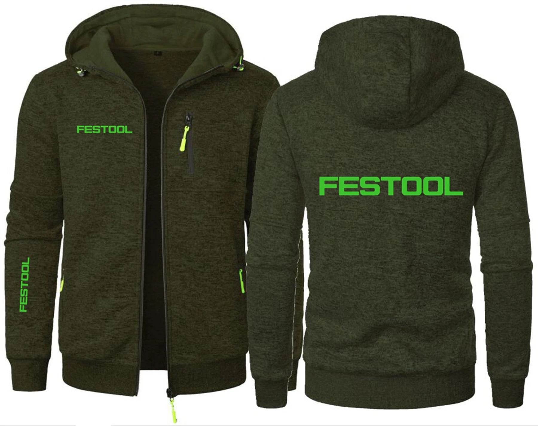Festool Tools Brand Men's Hoodies Sweatshirts Jacquard Hoodie Fleece Men Hooded Sweatshirt For Male Hoody Man Sweatshirt