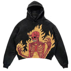 Harajuku Thickened letter print Oversized Hoodie Y2k Goth Hoodies Women Streetwear Tops Sweatshirt grunge Clothes Men Clothing