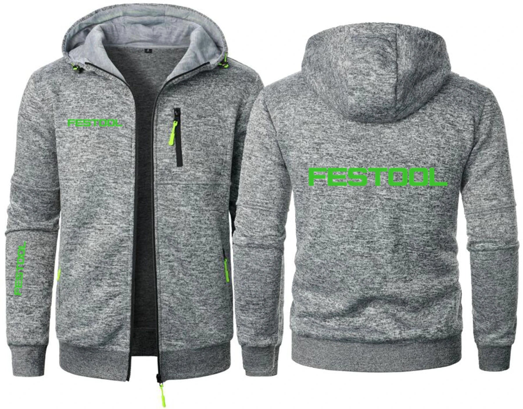 Festool Tools Brand Men's Hoodies Sweatshirts Jacquard Hoodie Fleece Men Hooded Sweatshirt For Male Hoody Man Sweatshirt
