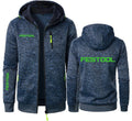 Festool Tools Brand Men's Hoodies Sweatshirts Jacquard Hoodie Fleece Men Hooded Sweatshirt For Male Hoody Man Sweatshirt