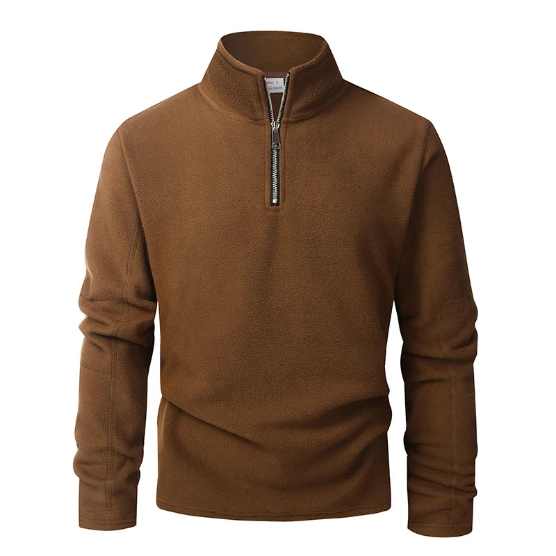 Men's Quarter Zip Fleece Pullover Sweatshirt (Copy)