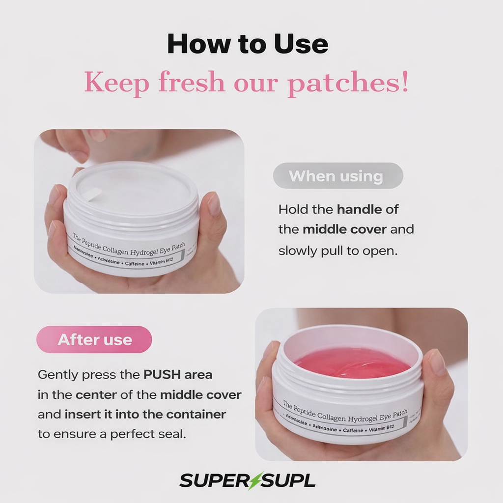 The Peptide Collagen Hydrogel Eye Patch (60 Patch)