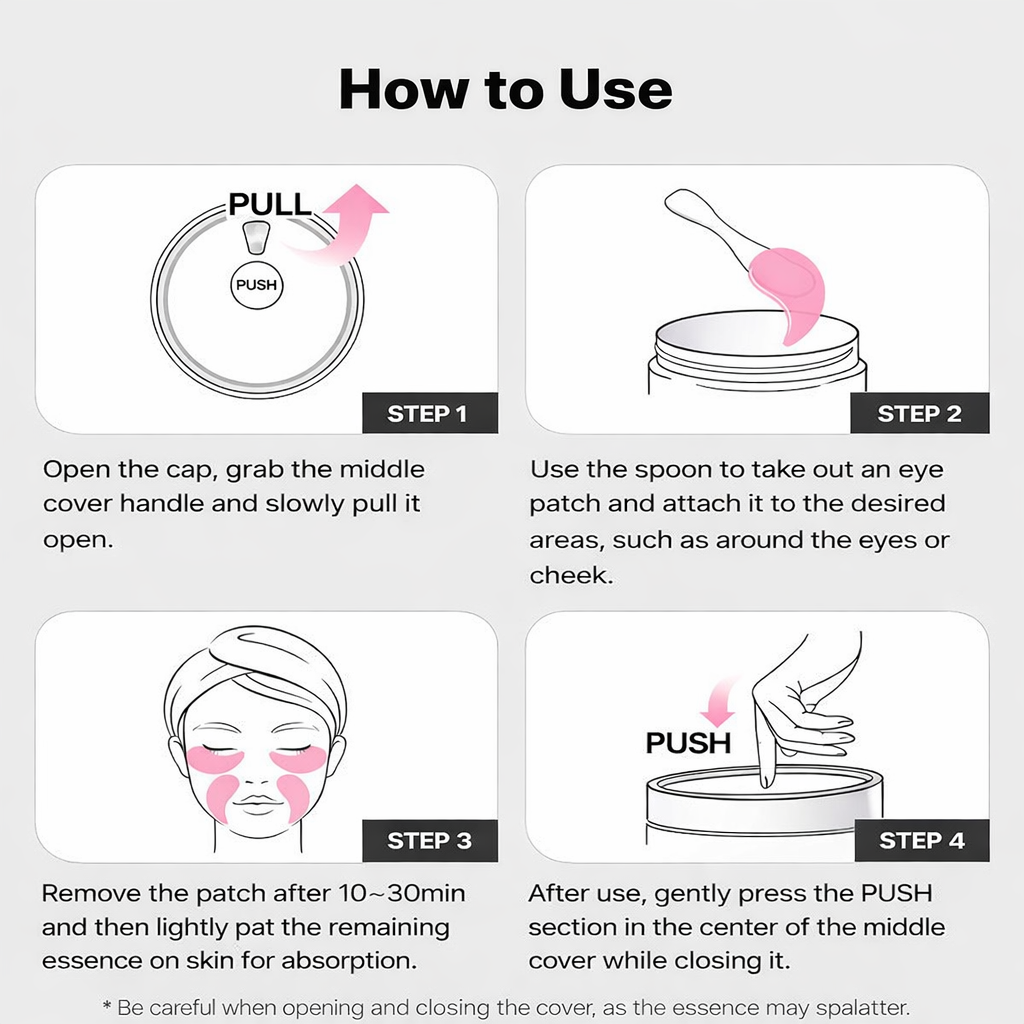 The Peptide Collagen Hydrogel Eye Patch (60 Patch)