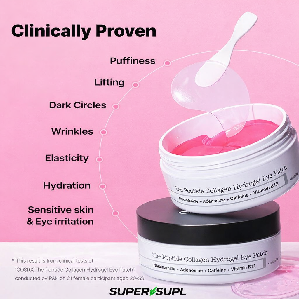 The Peptide Collagen Hydrogel Eye Patch (60 Patch)